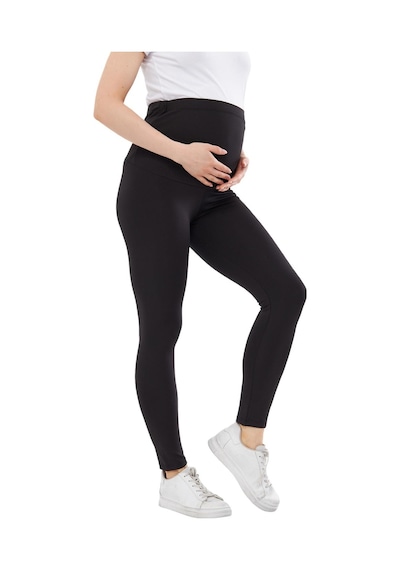 Luvmabelly Myra8200 Toparlayıcı Mevsimlik Beli Ayarlanabilir Hamile Tayt-siyah