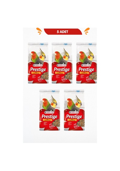 5li Paraket Sultan Papağanı Cennet Papağanı Yemi 1 Kg X 5 Adet