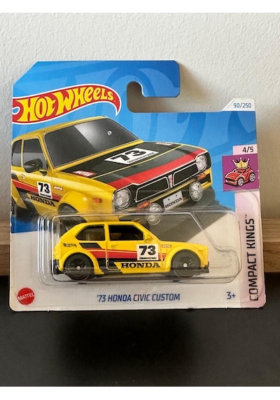 Hot Wheels 73 Honda Civic Custom Sarı
