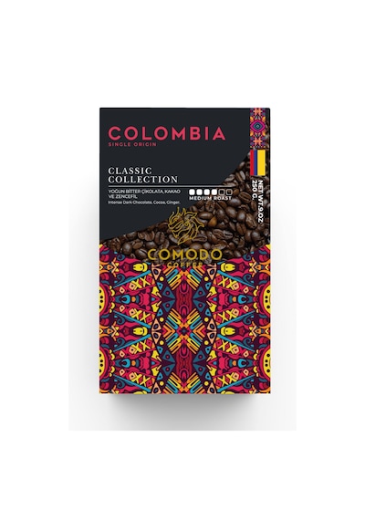 Comodo Coffee Dünya Kahveleri Seti Çekirdek Kahve 3 x 250 G
