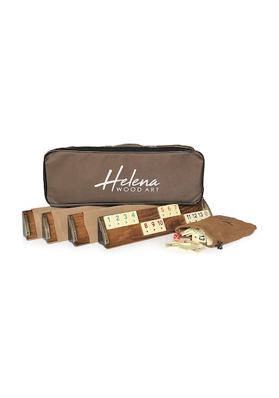 Helena Wood Art Vıp Oymalı Masif Ahşap Okey Takımı Constantia