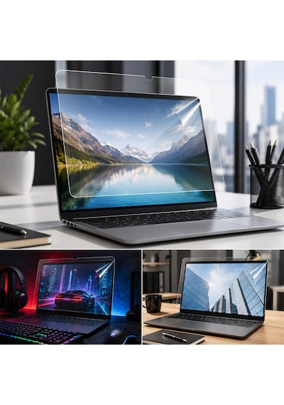 Apple Macbook Pro 14.2" M5 Max Uyumlu Laptop Nano Ekran Koruyucu Film Hd Şeffaf, Çizilmeye Dayanıklı, Parmak İzi Önleyici
