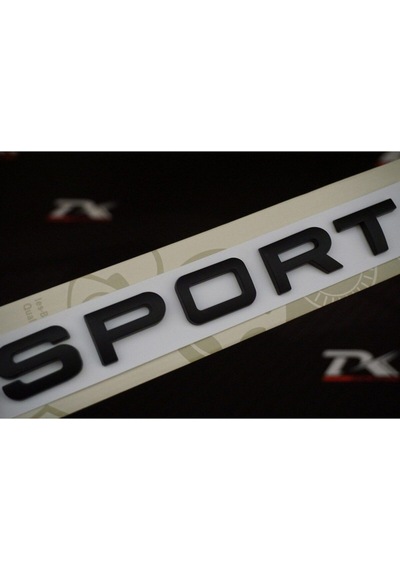 Land Rover Range Rover Sport Siyah Abs Bagaj Yazı Logo