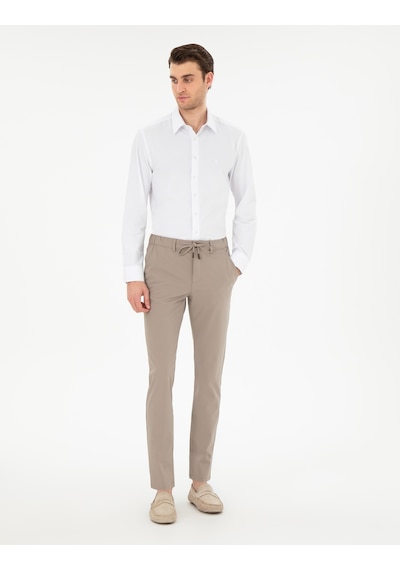 Pierre Cardin Erkek Vizon Pantolon Kanvas-chino 50305839-vr052 Vizon