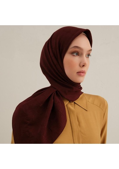 Armine E00oa0444092 32 Armine Lyocell Eşarp 4 Bordo