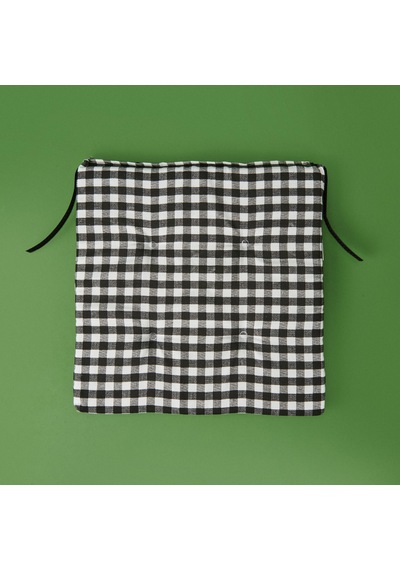 Soft Guarda Sandalye Minderi - Siyah - 38x38 Cm Renkli