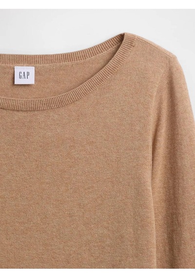 Gap 791281000 V-bella Boatneck Kadın Kazak Kahverengi