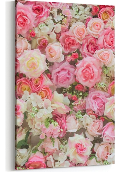 Olla 60x90 Cm 11605d Çiçek Görseli Dikey Kanvas Tablo