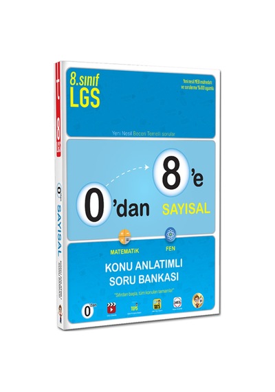 Tonguç 8. Sınıf 0 Dan 8 E Sayısal Konu Anlatımlı Soru Bankası