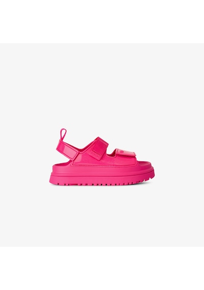 Ugg Goldenglow Glossy Sparkles Çocuk Pembe Sandalet 1178750k