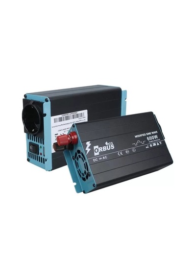 Sh Orbus Orb600m Dc 12v - 220v Ac 600w/1200w Modified Sinus Sine Wave Inverter Najmaddin
