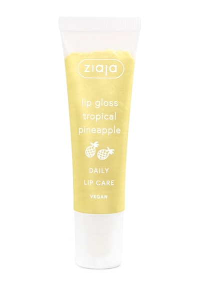 Ziaja Tropical Pineapple  Ananas Aromalı Parlak ve Nemlendiricili Dudak Parlatıcısı