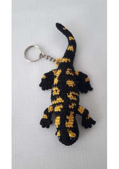 Amigurumi Semender Anahtarlık
