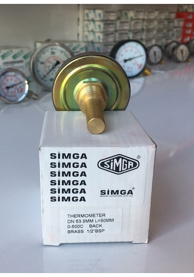 Simga 63 Fırın Termometresi 500 Derece 5 Cm Dalma Boylu