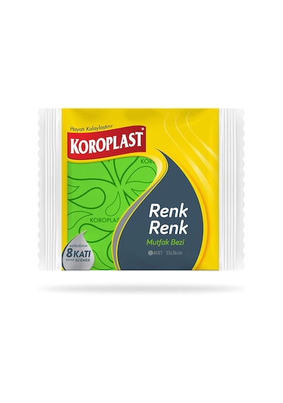 Renk Renk Mikrofiber Mutfak Bezi 5'li Set, Hızlı Kuruyan Uzun Ömürlü Mikrofiber Temizlik Bezi S Çok Renkli