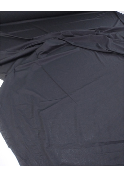 Siyah Renkte Viskonlu İnce Hafif Parlaklığı Olan Muhteşem Süprem Penye Elbise Bluz Tshirt Kumaş Tişörtlük & Elbiselik En: 150cm-12403