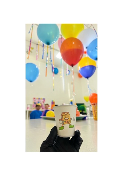 Süngerbob Doğumgünü Etkinlik Parti Temalı Tek Kullanımlık 7 Oz 50 Adet Karton Bardak 1
