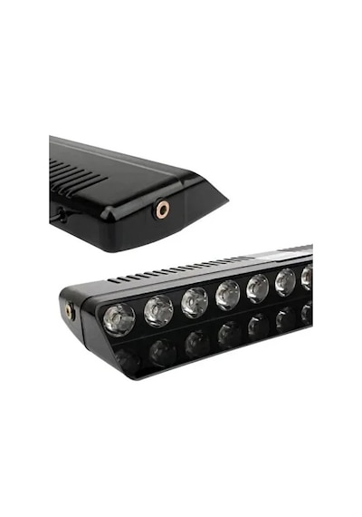 S12 Kumandalı Vantuzlu İkaz Lambası 12 Mod Kırmızı Beyaz Mavi Led Uyarı Işığı