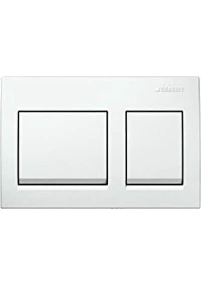 Geberit Alpha15 Kumanda Kapağı Çift Basmalı, Beyaz - 115.045.11.5 Beyaz