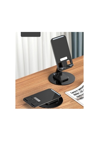 Herşeytrend Katlanabilir Telefon Tutucu Stand Yuvarlak Tabanlı Cm-074 Çok Renkli