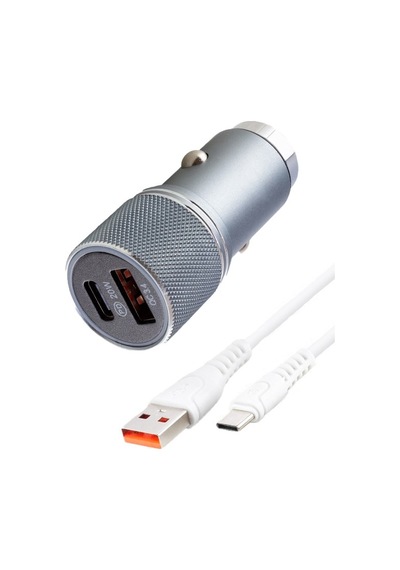 Araç İçi Çakmaklık Şarj 20 Watt Usb To Type-c Kablolu Cr94