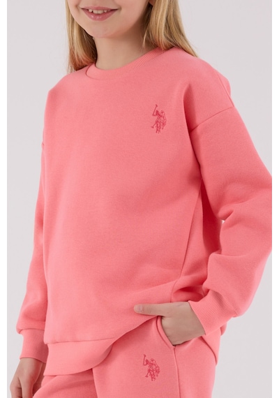 U.S. Polo Assn. U.s. Polo Assn Kız Çocuk Pembe Eşofman Takımı Us2301-c-v1 Pembe
