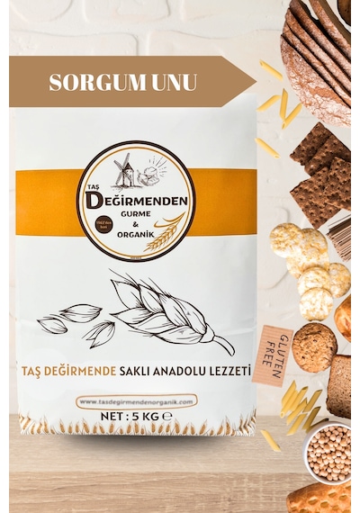 Tam Sorgum Unu (Gluten İçermez) - 5 Kilo