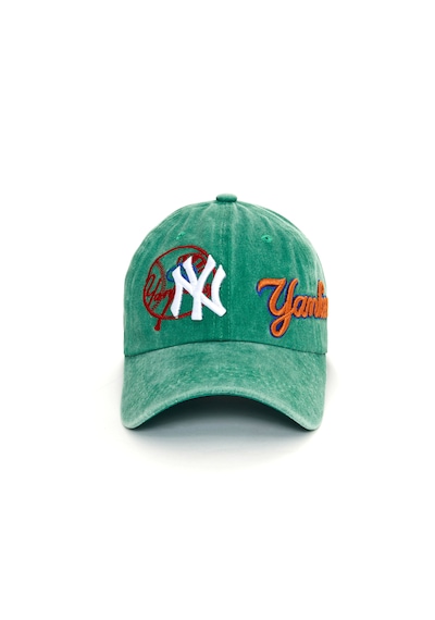 Berellini Ny Yankees Yıkamalı Şapka Special Desıgn Yeşil