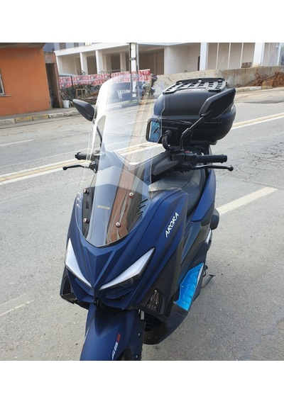 Motocam Arora Max T Ön Cam 2022-2026 Model 65cm Şeffaf Renkli 4mm Orta Boylu