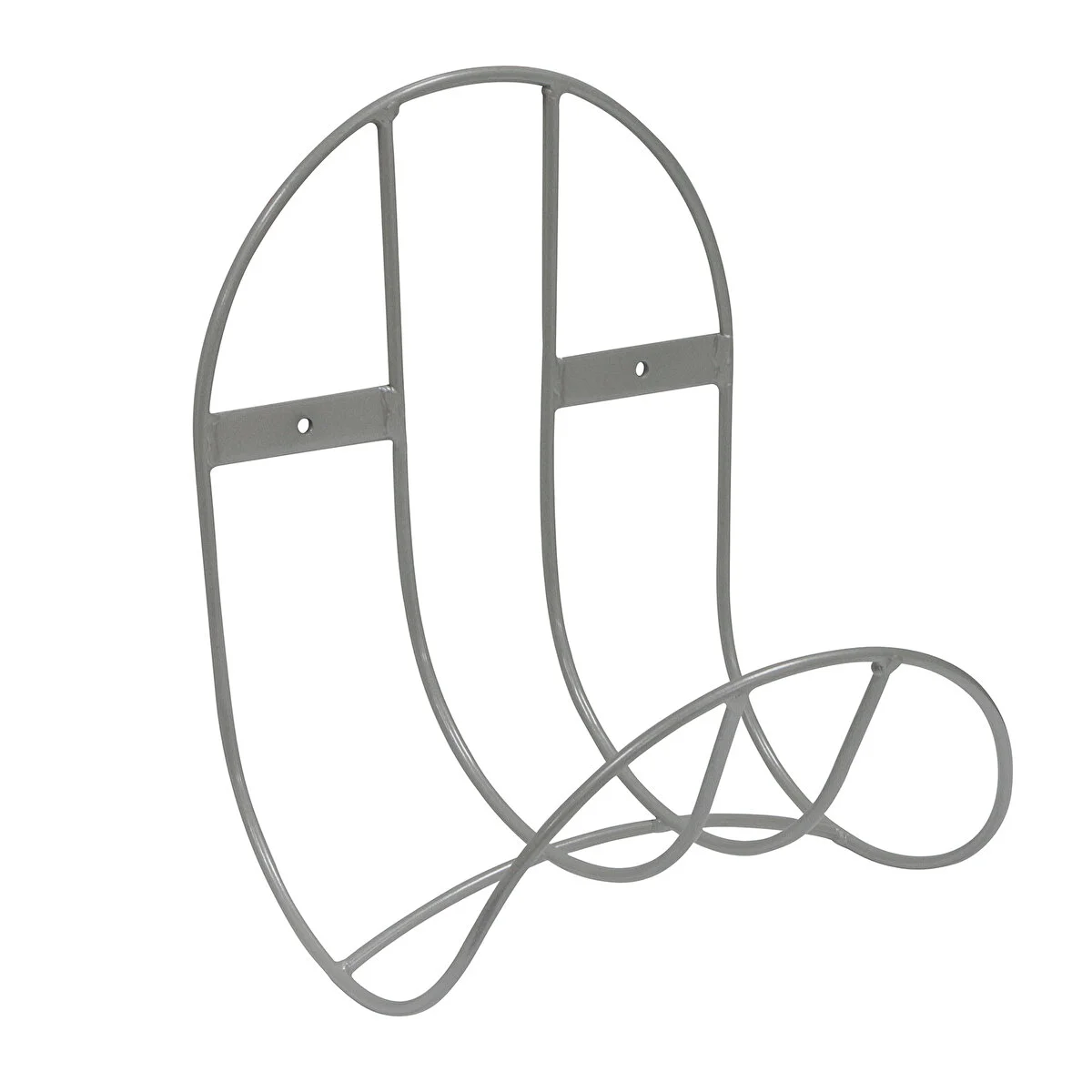Duvara Monte Metal Hortum Askısı 25 Metre Kapasiteli Bahçe Hortumu Tutucu Ve Düzenleyici Gri 29 Cm 24.6 Cm 17.3 Cm