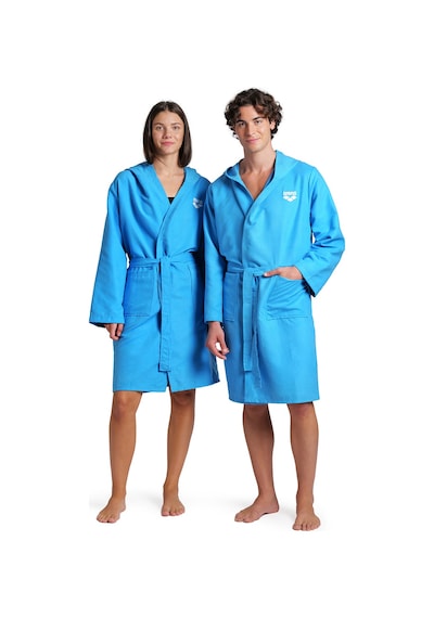 Compact Microfiber Robe Unisex Mavi Bornoz 009034810 1667327 Mavi