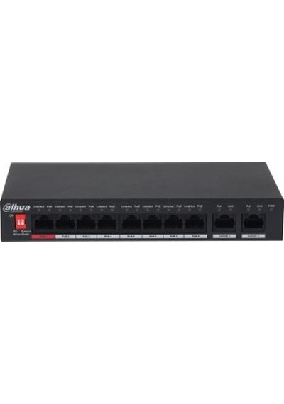 Dahua Pfs3010 8Et 96 8 Port Poe Yönetilemez Switch Pfs3010 8Et 96