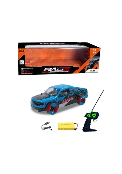 Toycraft Turboracer 1:10 Ölçekli Uzaktan Kumandalı Yarış Arabası Serisi - Mavi