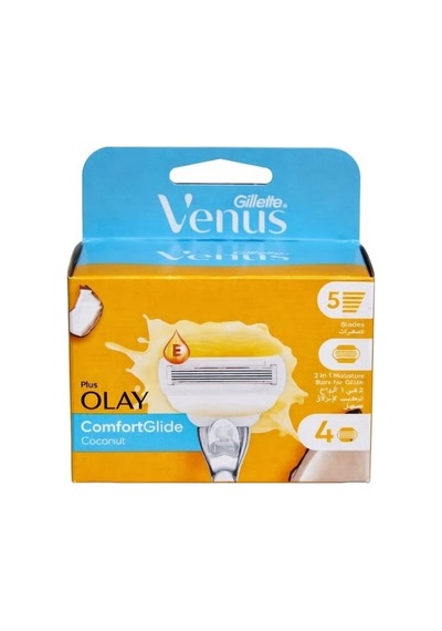 Gillette Venus Plus Olay Hindistan Cevizi 4'lü Yedek Kartuş 418296594