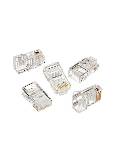 Powermaster Rj45 Cat5 -cat6 Uç 8p8c Soket 100 Adet