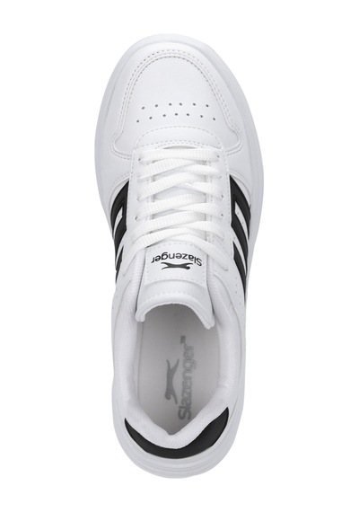 Slazenger Zenvora I Kadın Beyaz / Siyah Günlük Spor Ayakkabısı Beyaz - Siyah