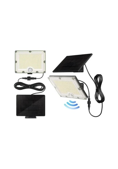 Wl-sfl-261 Güneş Enerjili 261 Led Hareket Sensörlü 5m Kablolu Solar Duvar Lambası