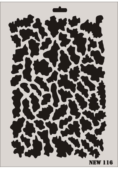 Rich Stencil Boyama Şablonu 25X35 Cm. New-116