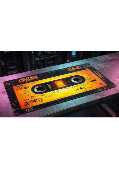 Oryn Cassette / Edition 90x40cm Gaming Mousepad - 3mm Kalınlık Sarı