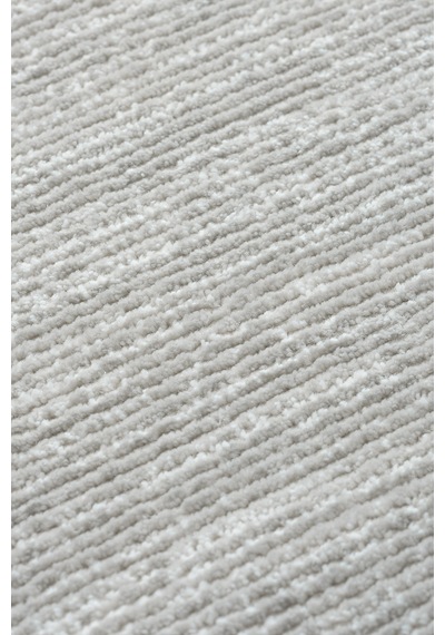 Mariesse Home Bambu Dokulu Modern Sık Dokuma Koridor Kesme Yolluk Dokuma Makine Halısı Gri
