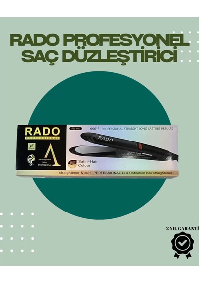 Rado Rd-446 Titanyum Seramik, 2.5 Metre Kablo, Hızlı Isınan Saç Düzleştirici