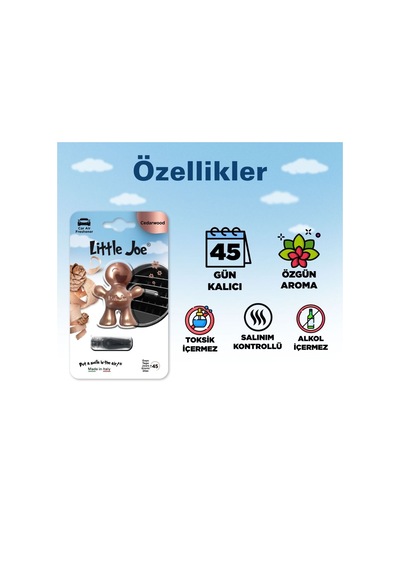 Little Joe Sedir Ağacı Araç Kokusu Cedarwood -45 Gün -oto Kokus