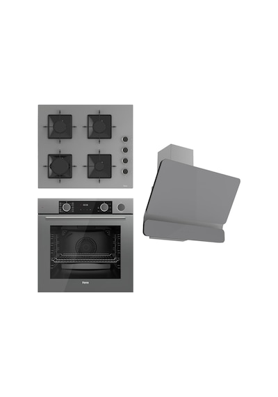 Ferre SS208 + XE64CPR +D082 Steamart SS Serisi Gri Set