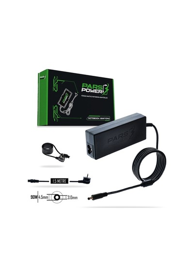 Pars Power Prs-019 90w 19.5v 4.62a- 4.5 3.0mm Siyah Notebook Adaptörü