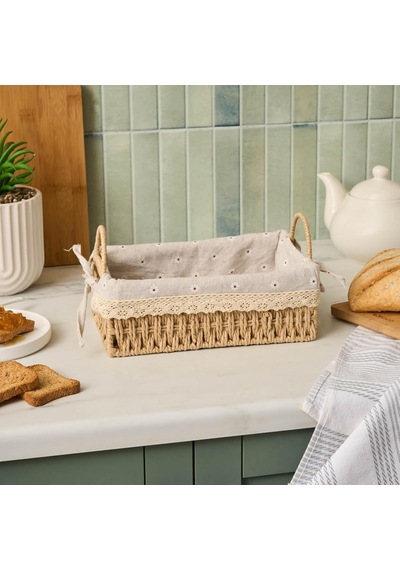 Daisy Ekmek Sepeti Vizon 25 Cm Çok Renkli