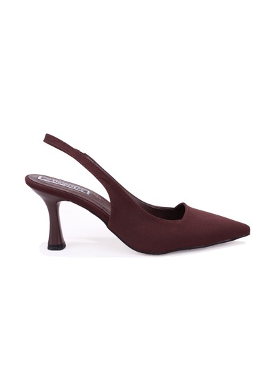 Dagoster Dza07-1296052 Kahve 7,5 Cm İnce Topuklu Klasik Kadın Ayakkabı