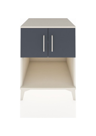 Kronos Komodin 2 Raflı 2 Kapaklı 60x59x80 Aytaşı-antrasit Aytaşı