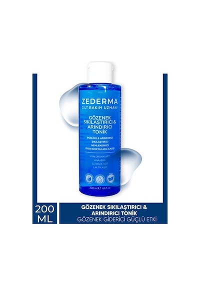 Zederma Gözenek Sıkılaştırıcı Arındırıcı Tonik 200ml