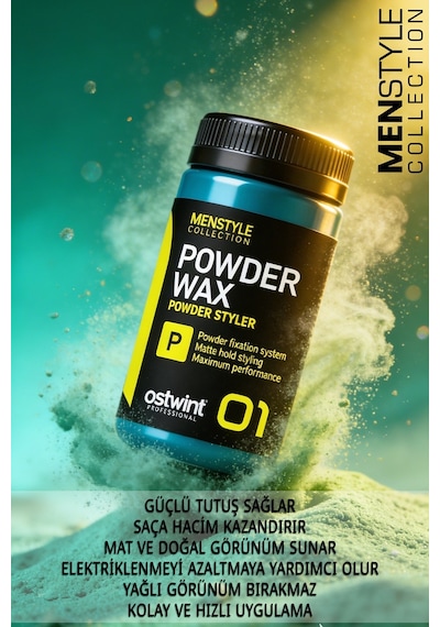 Ostwint Saç Şekillendirici Pudra Toz Wax 20 G