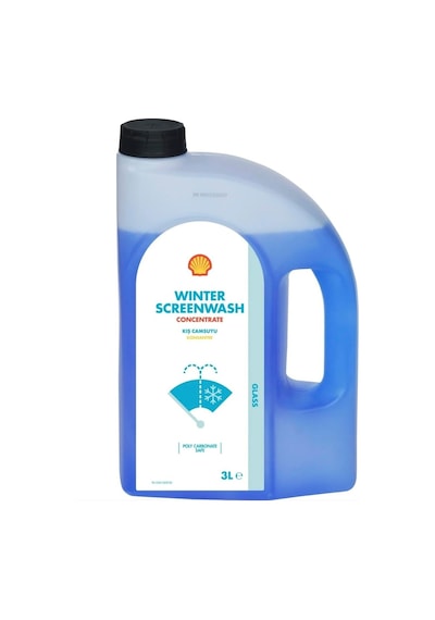 Ayrex Shell Kışlık Cam Suyu -30 Winter Screenwash Concentrate Cam Suyu 3 Litre